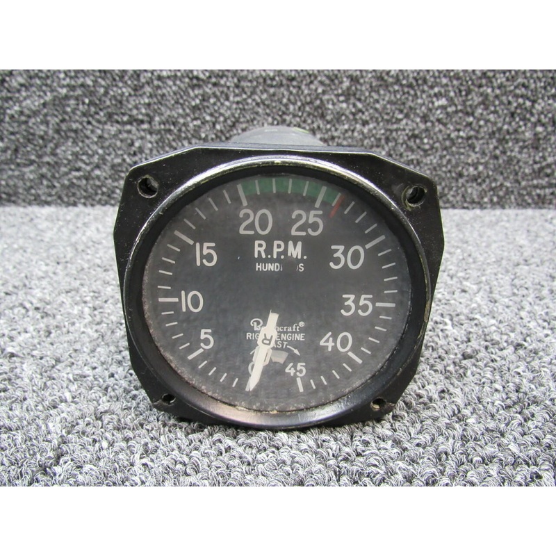 22-284-09 (USE: 50-380010-21) Beechcraft 95-B55 Edo-Aire Dual Tachometer