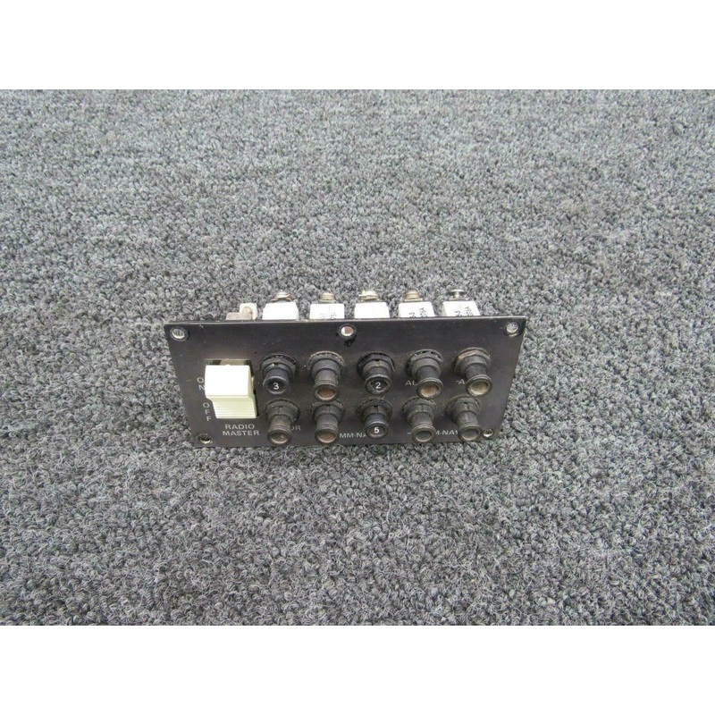 805011-1 Rockwell 112B Radio Circuit Breaker Panel Assy w/ Klixon Breakers