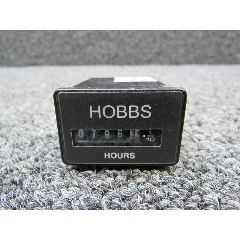 50485-001 Cirrus SR22T Hour Meter W/ Hobbs Overlay (Volts: 12-24) (Hours: 796.3)
