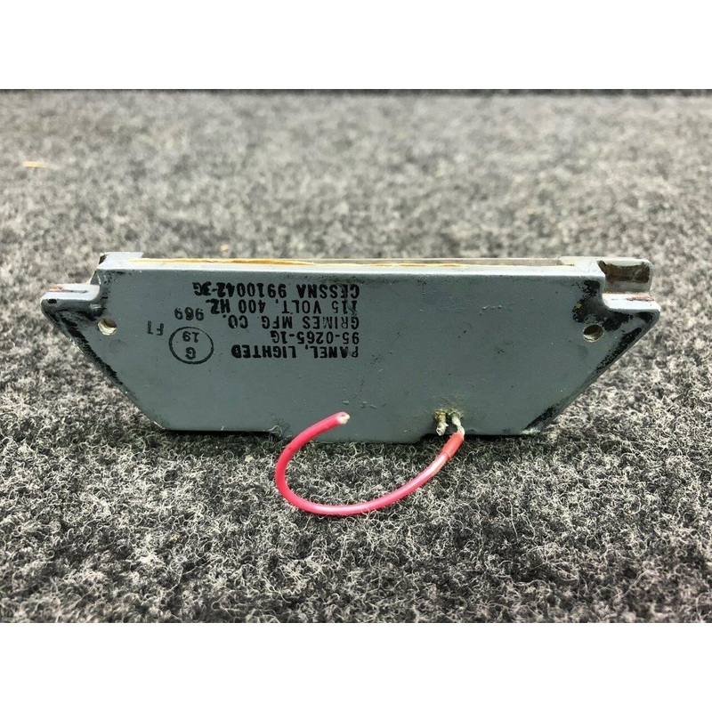 95-0265-1G (Alt: 9910042-3G) Cessna 310Q Grimes Panel (Lighted, 115V)