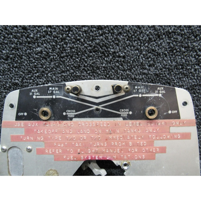 96-920011-3 Beechcraft 95-B55 Panel Assy Fuel Selector 140 Gallon
