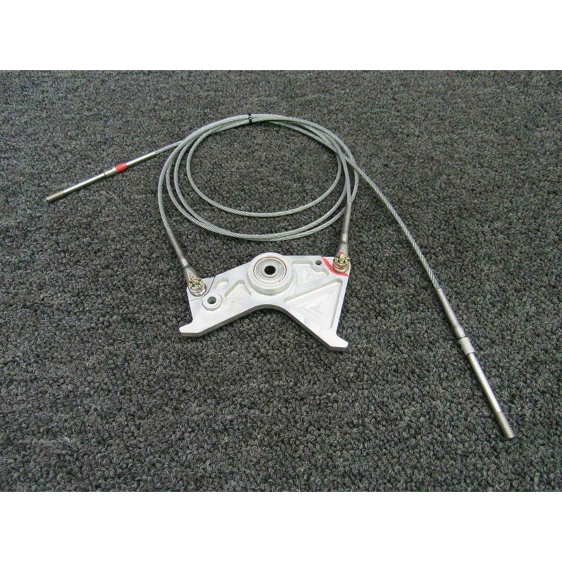 14914-001 Cirrus SR20 Elevator Bellcrank w/ Aft Cables (45 1/8 & 55 1/16)