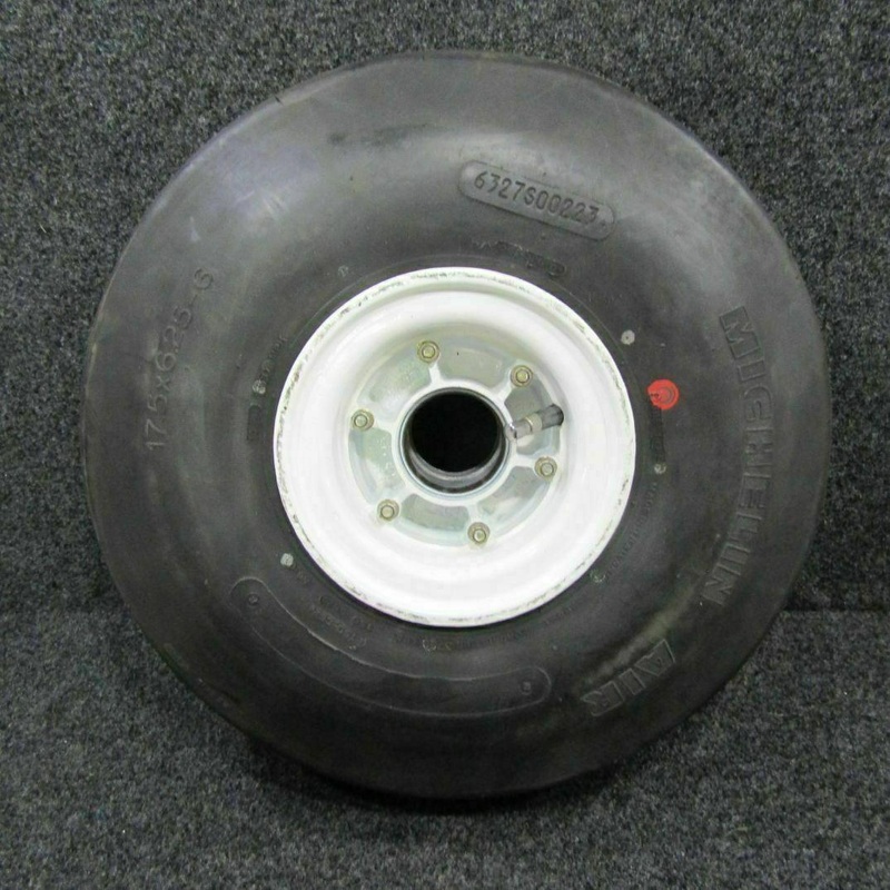 3-1076 BF Goodrich 6.25-6 Wheel Assembly W/ Michelin Tire (C20)
