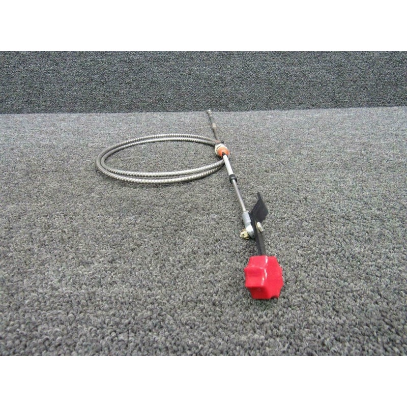 14392-101 / 11253-002 Cirrus SR20 Mixture Control Cable w/ Lever Knob (63 7/8)