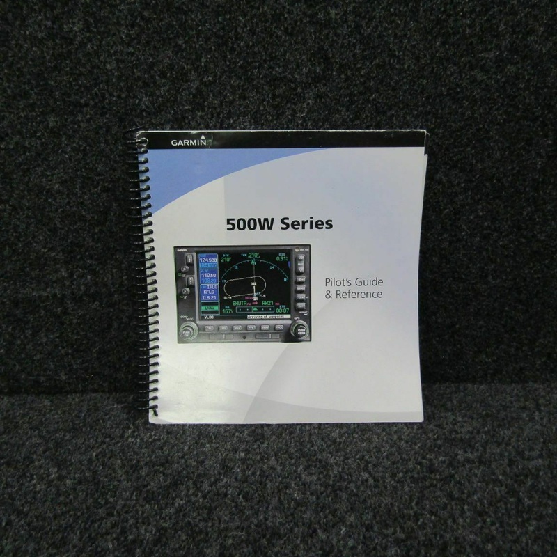 2008 Garmin 500W Series Display Quick Reference and Pilots Guide (C20)