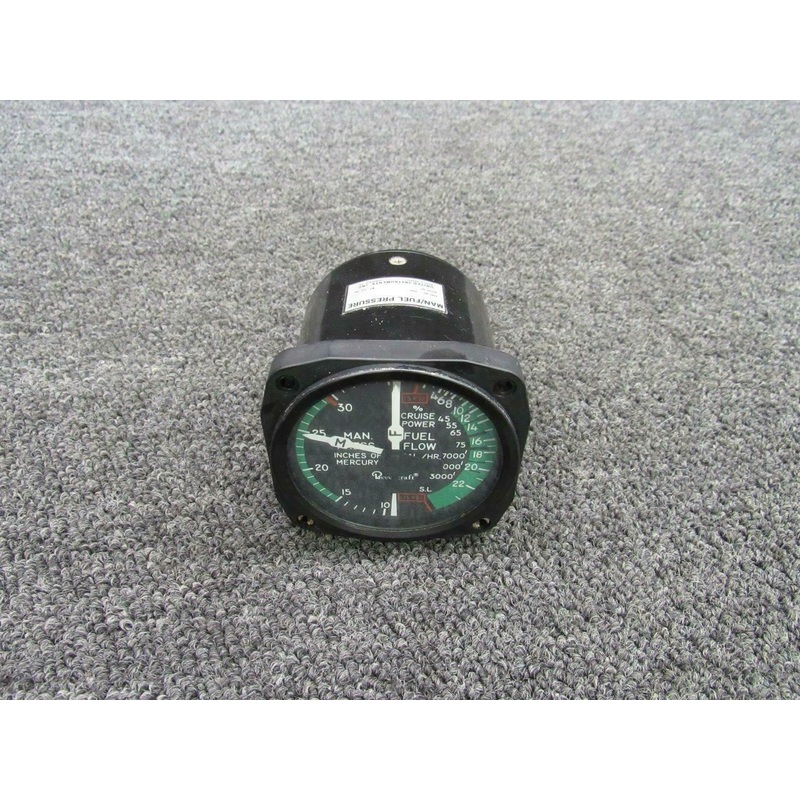 6080-8543 Beech A36 United Instruments Manifold / Fuel Pressure Indicator
