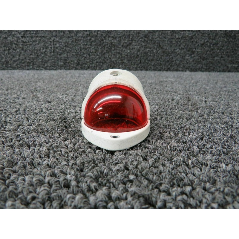 A6177 / A1811 Beech V35B Navigation Light Retainer LH W/ Wedge and Red Lens