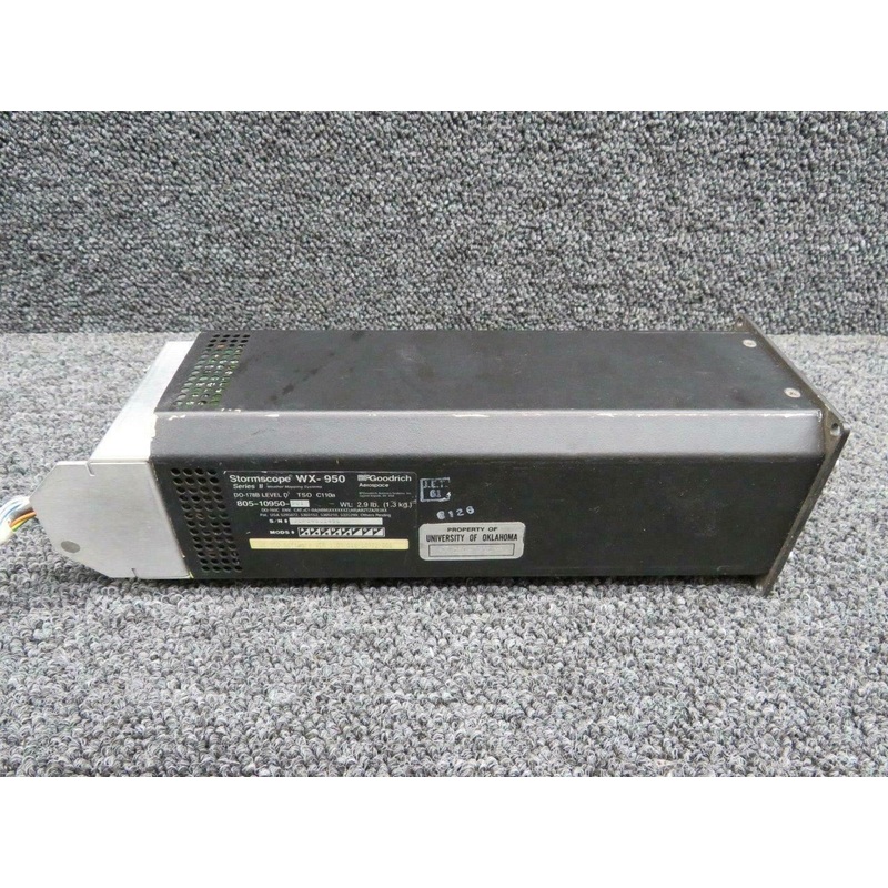 805-10950-001 (M/N: WX-950) Piper PA34-200 Goodrich Stormscope Display  (V: 14)