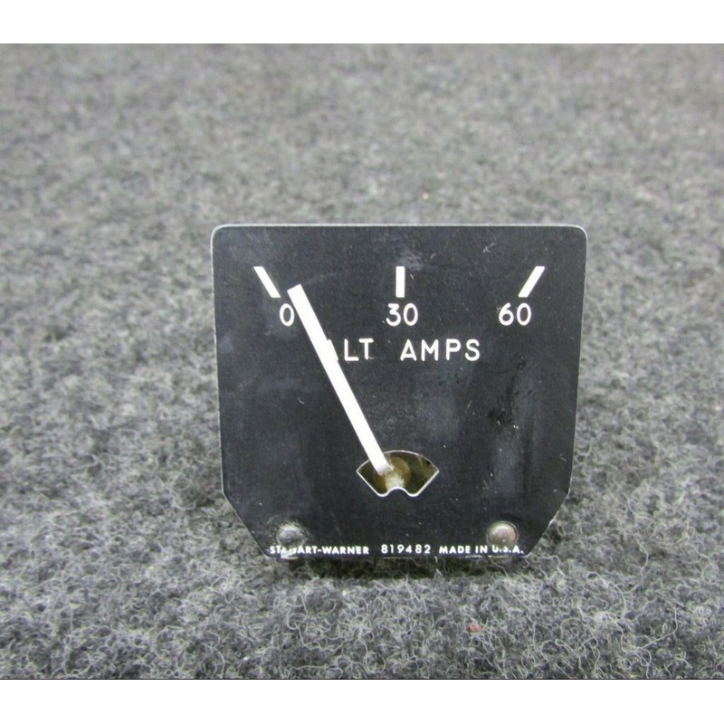765-186 Stewart Warner Ammeter Mfg P/N 819482 (New Surplus) (SA)