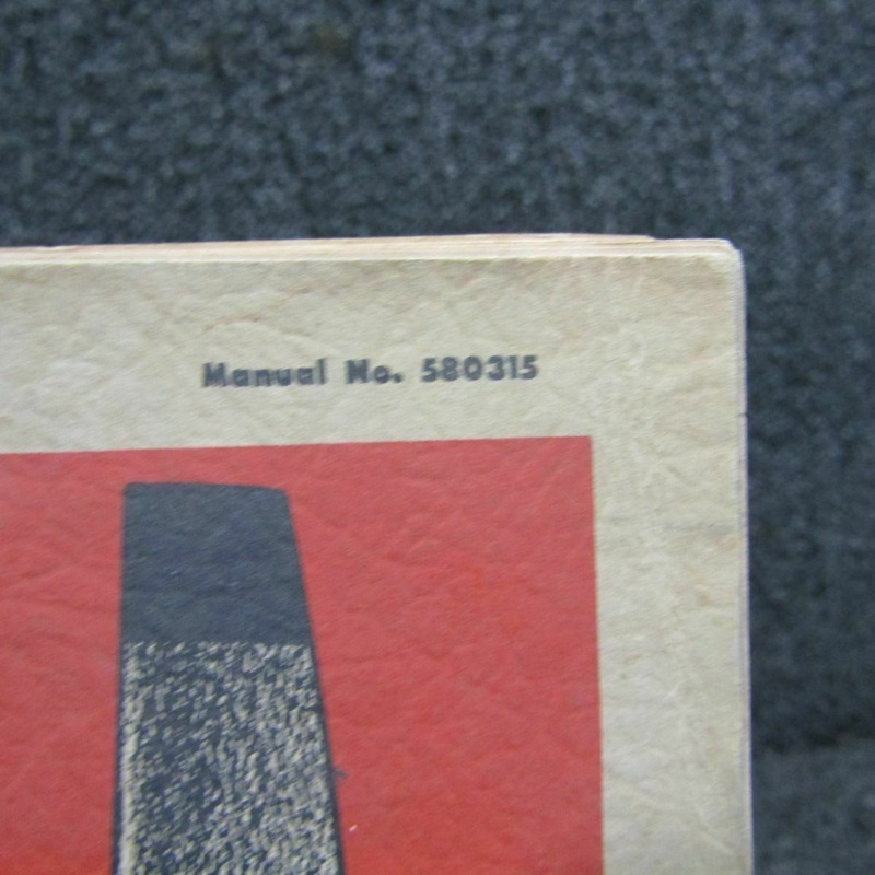 580315  1958 McCauley Service Manual (C20)